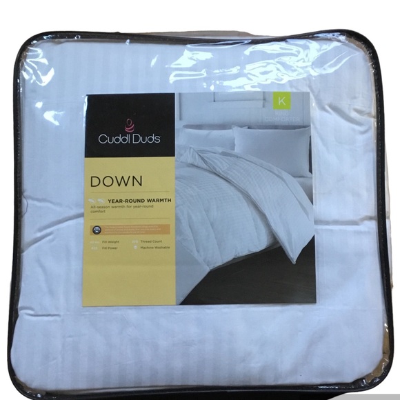 Cuddl Duds Bedding New Cuddl Duds King Size All Season Down
